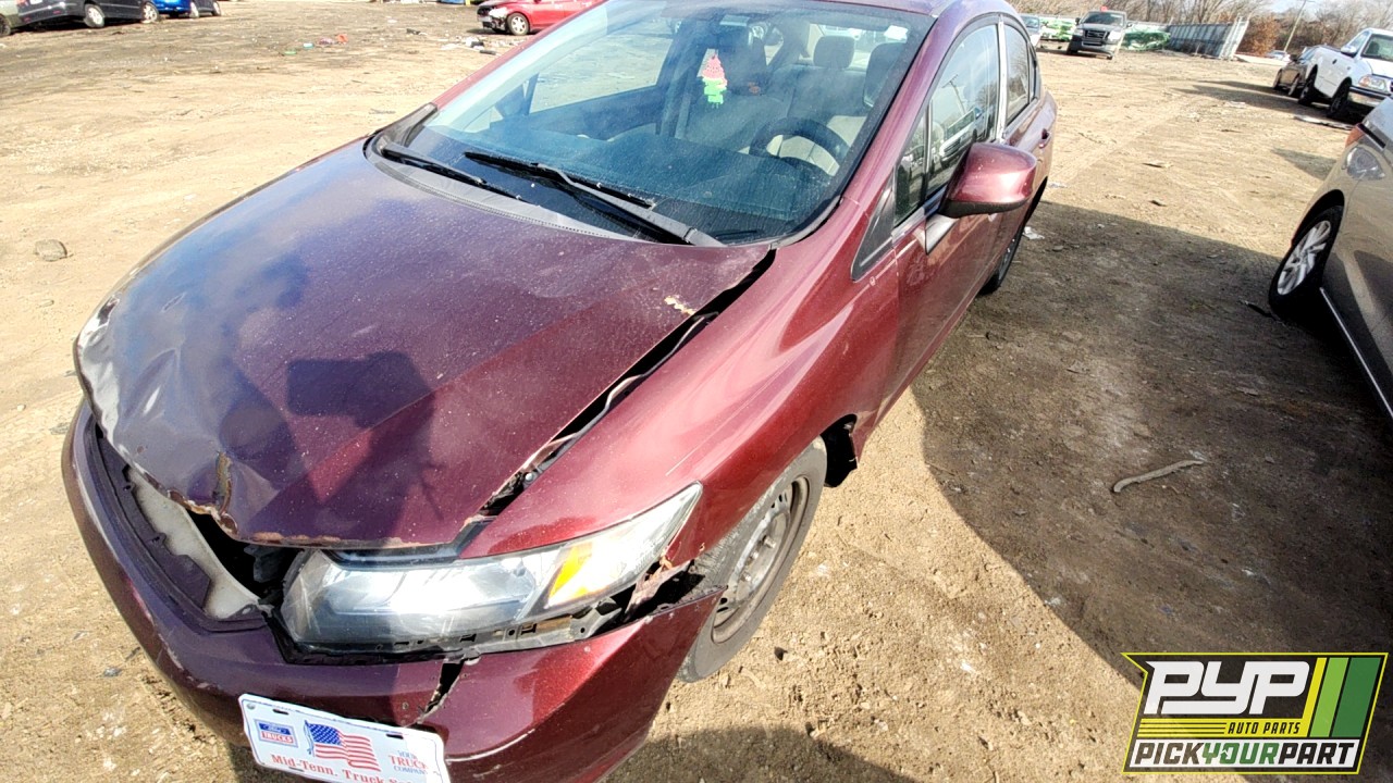 2012 HONDA CIVIC partes disponibles