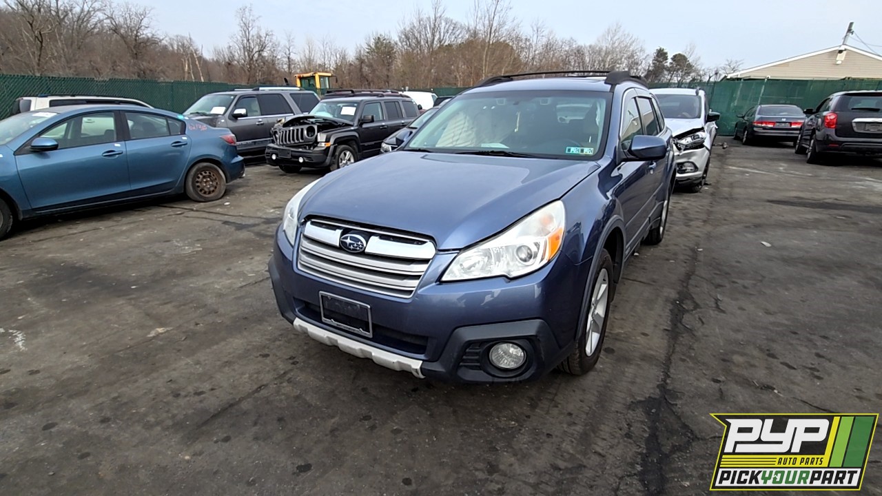 2013 SUBARU OUTBACK partes disponibles