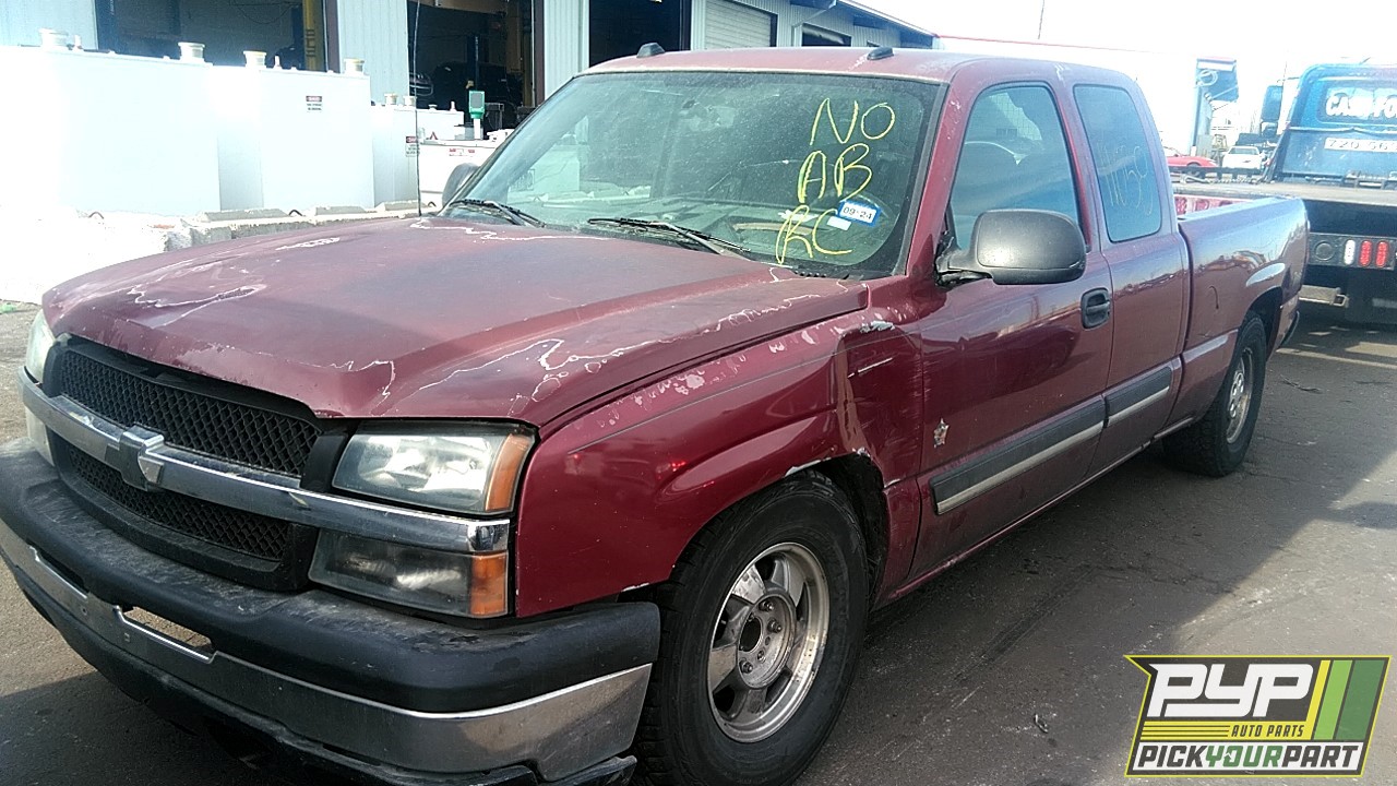 2004 CHEVROLET SILVERADO 1500 partes disponibles