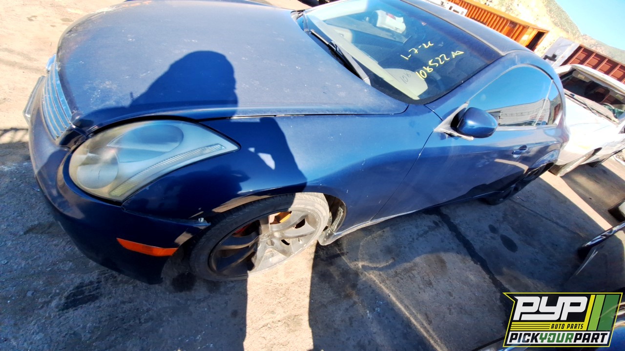 2004 INFINITI G35 partes disponibles