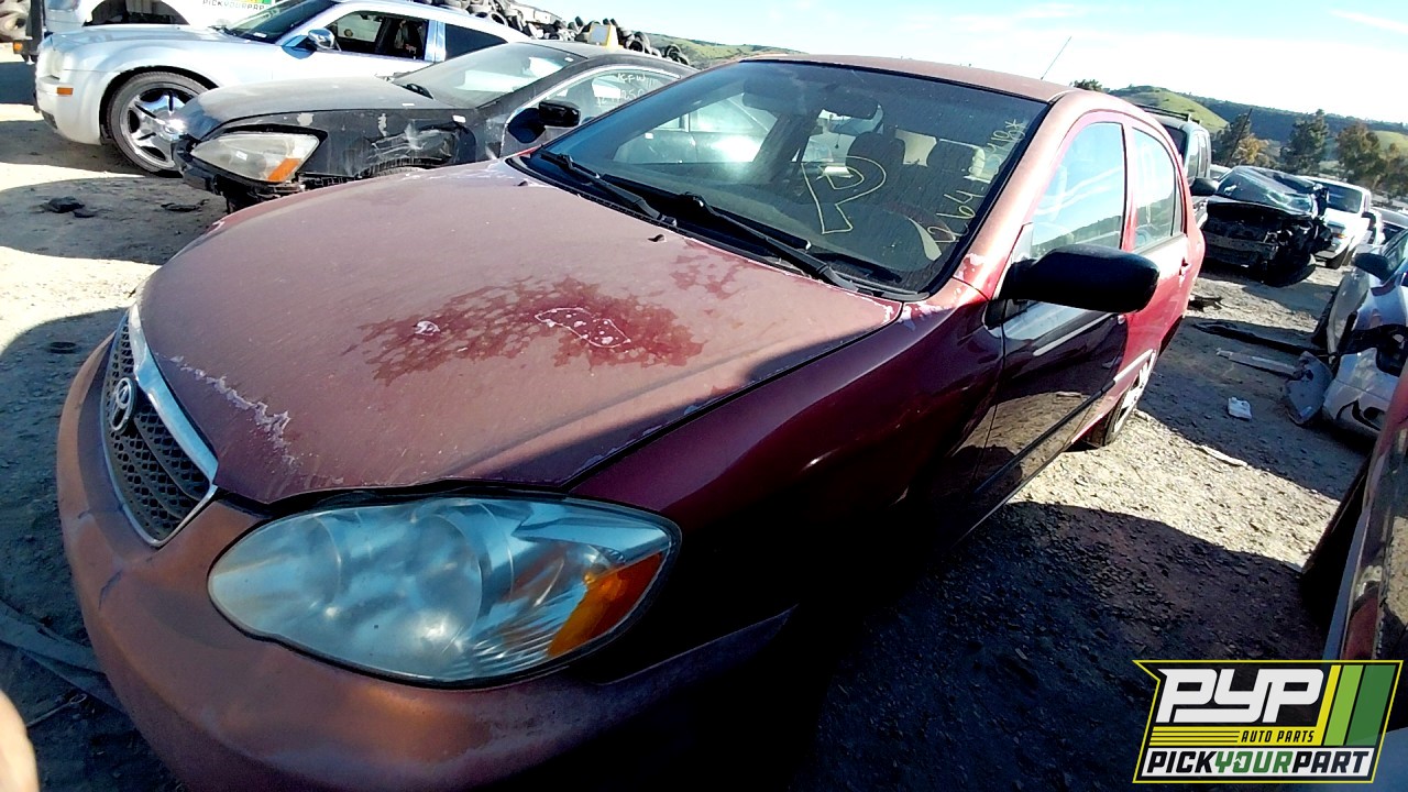 2006 TOYOTA COROLLA partes disponibles
