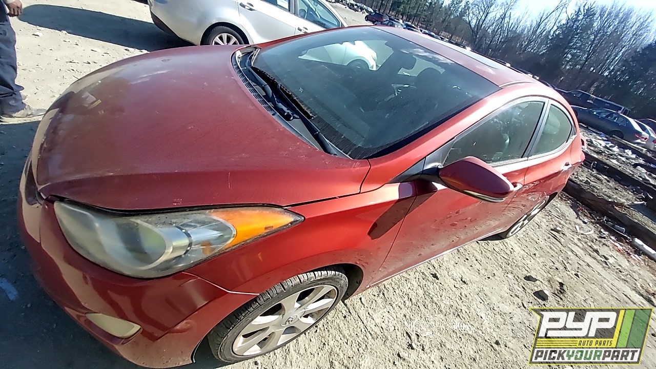 2012 HYUNDAI ELANTRA partes disponibles