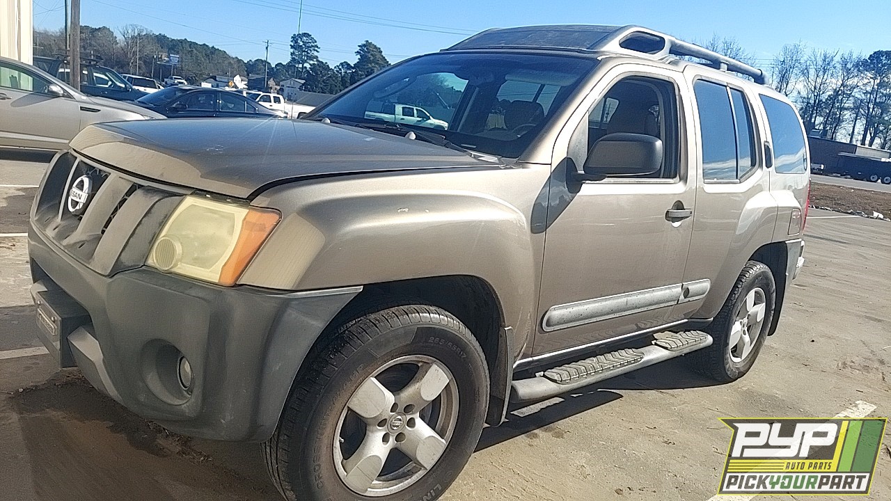 2005 NISSAN XTERRA partes disponibles