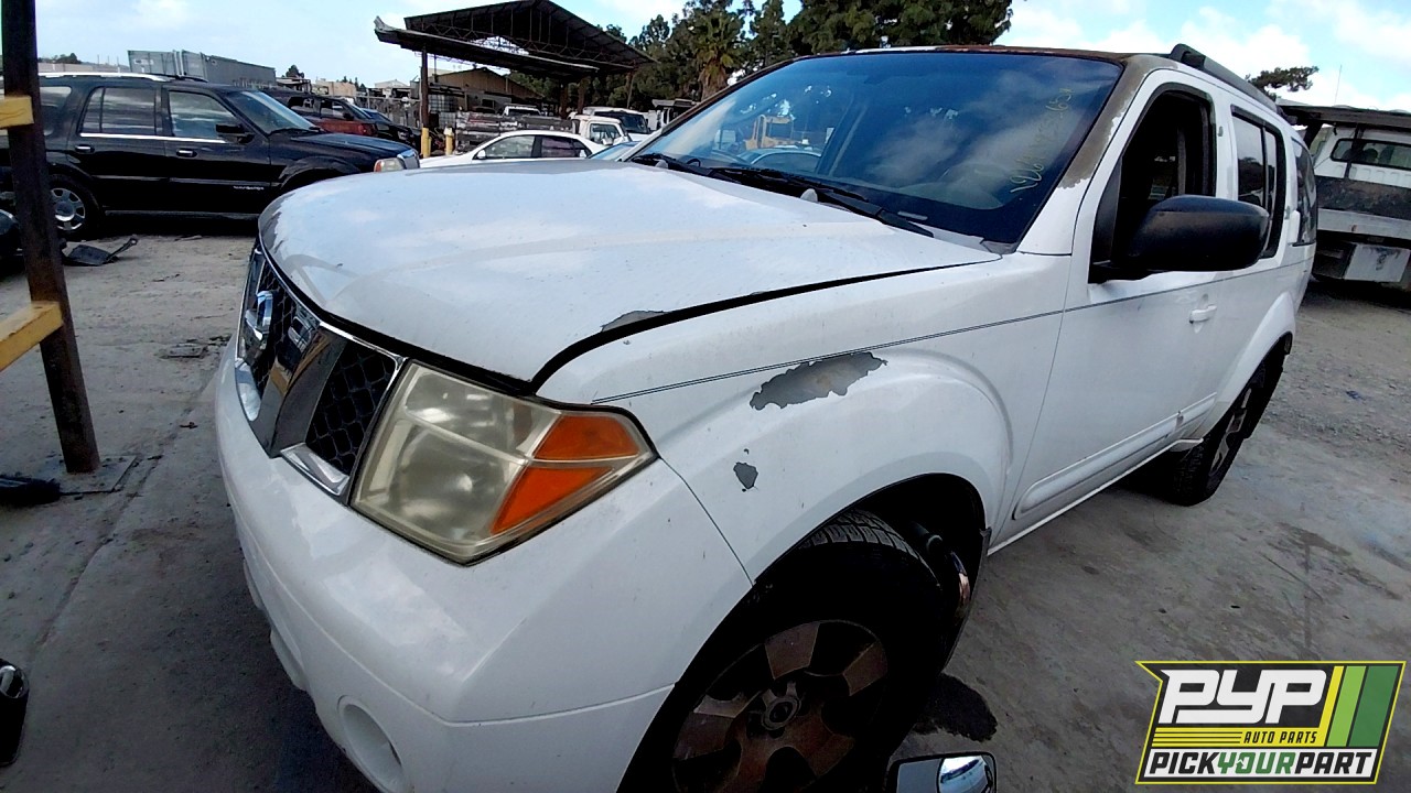 2006 NISSAN PATHFINDER partes disponibles