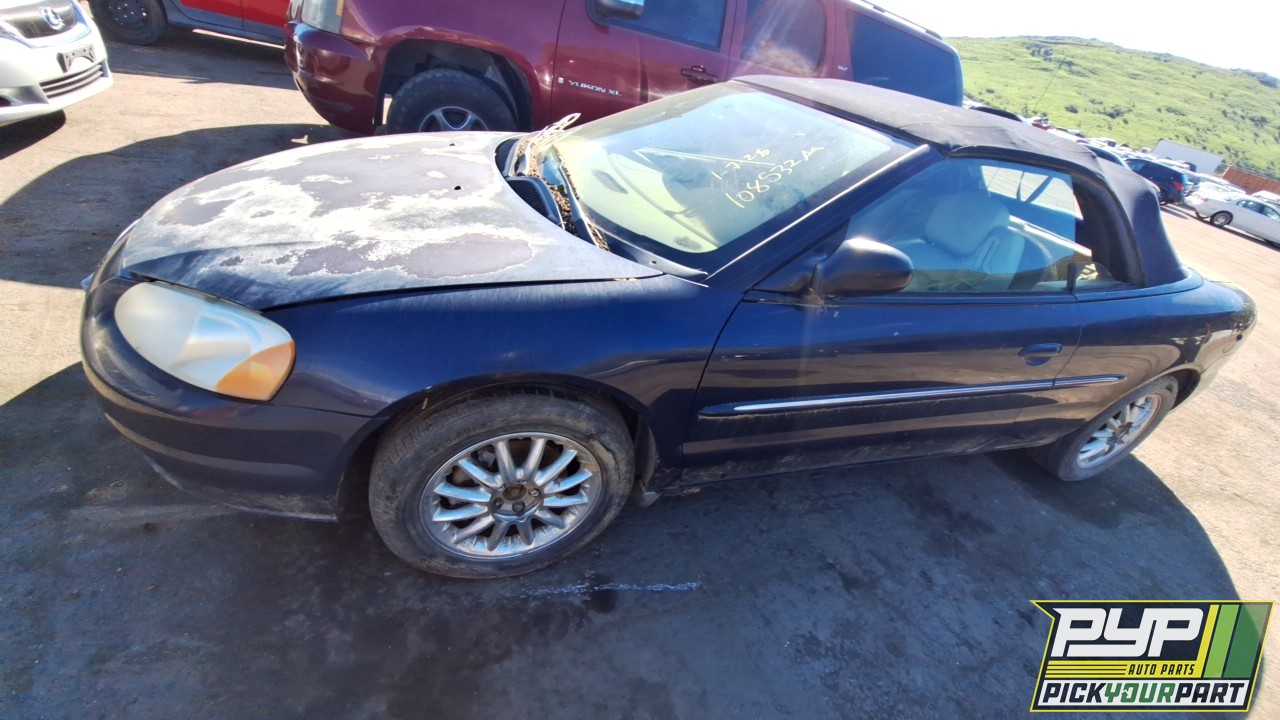 2002 CHRYSLER SEBRING available for parts