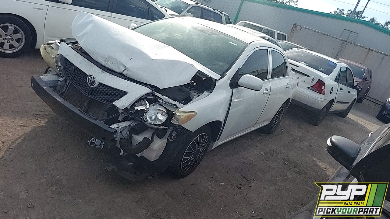 2009 TOYOTA COROLLA partes disponibles