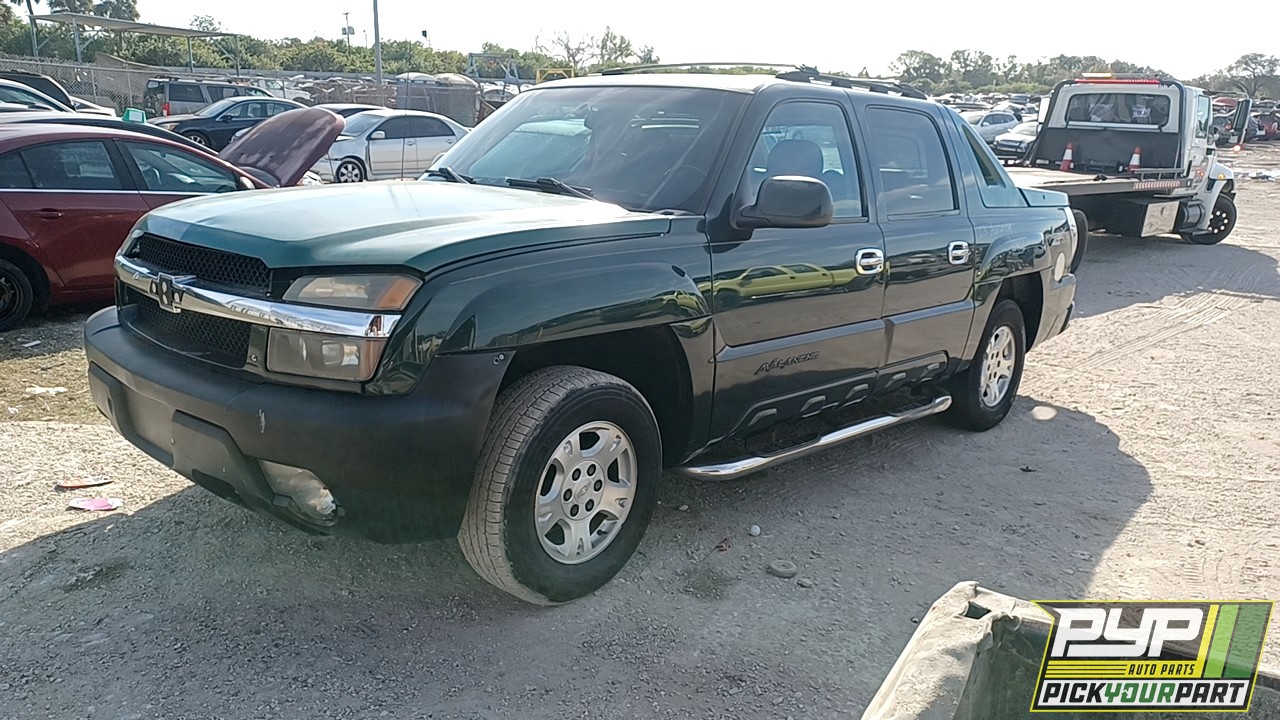 2003 CHEVROLET AVALANCHE 1500 partes disponibles