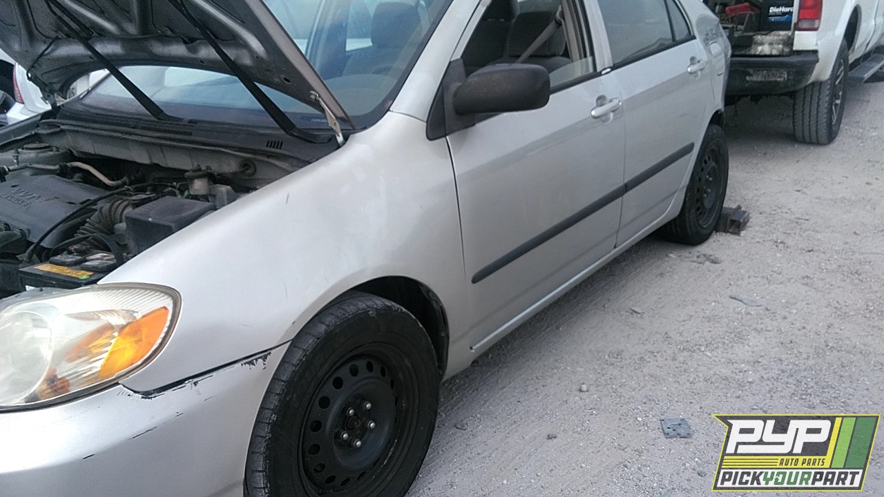 2004 TOYOTA COROLLA partes disponibles