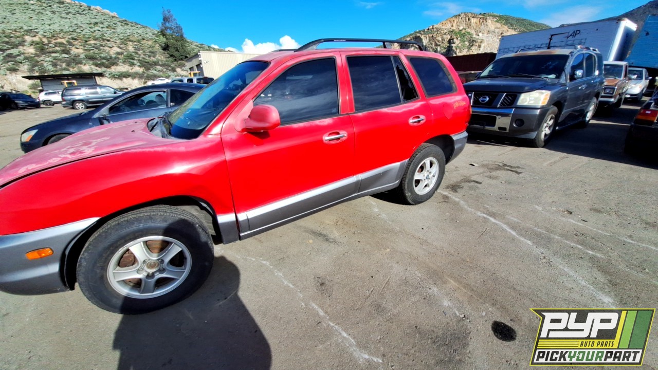 2003 HYUNDAI SANTA FE partes disponibles