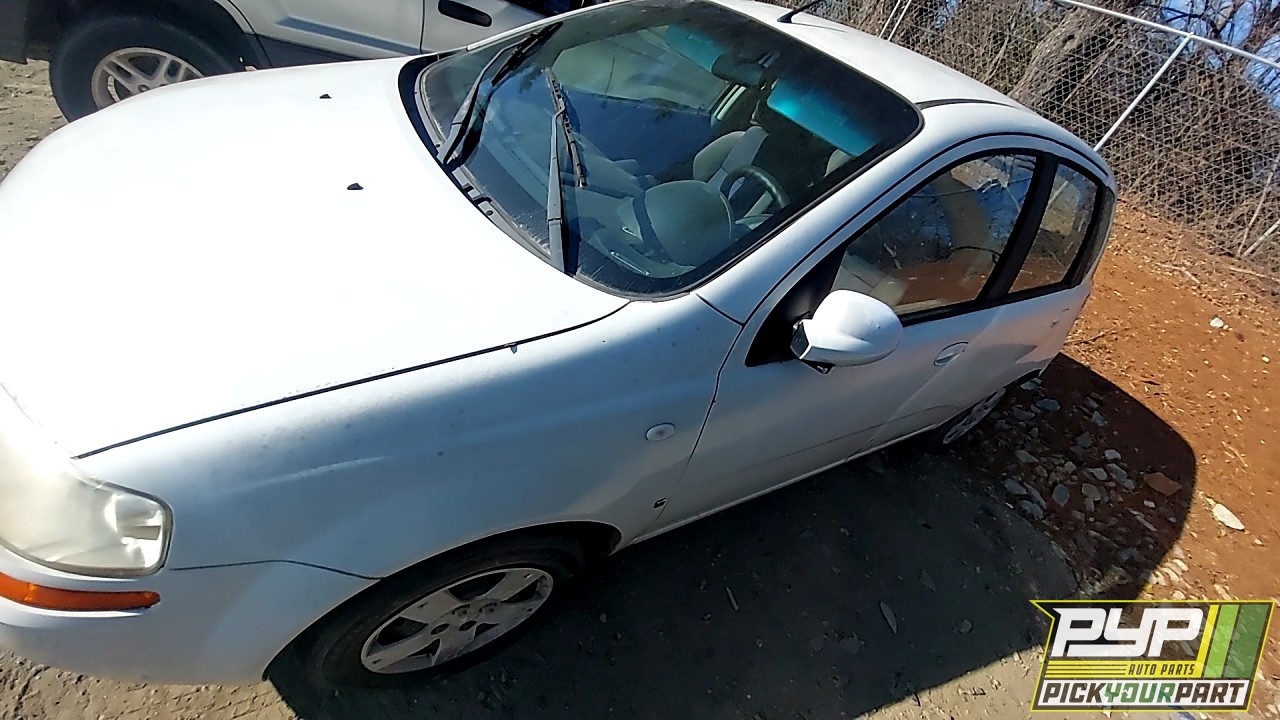 2008 CHEVROLET AVEO5 partes disponibles