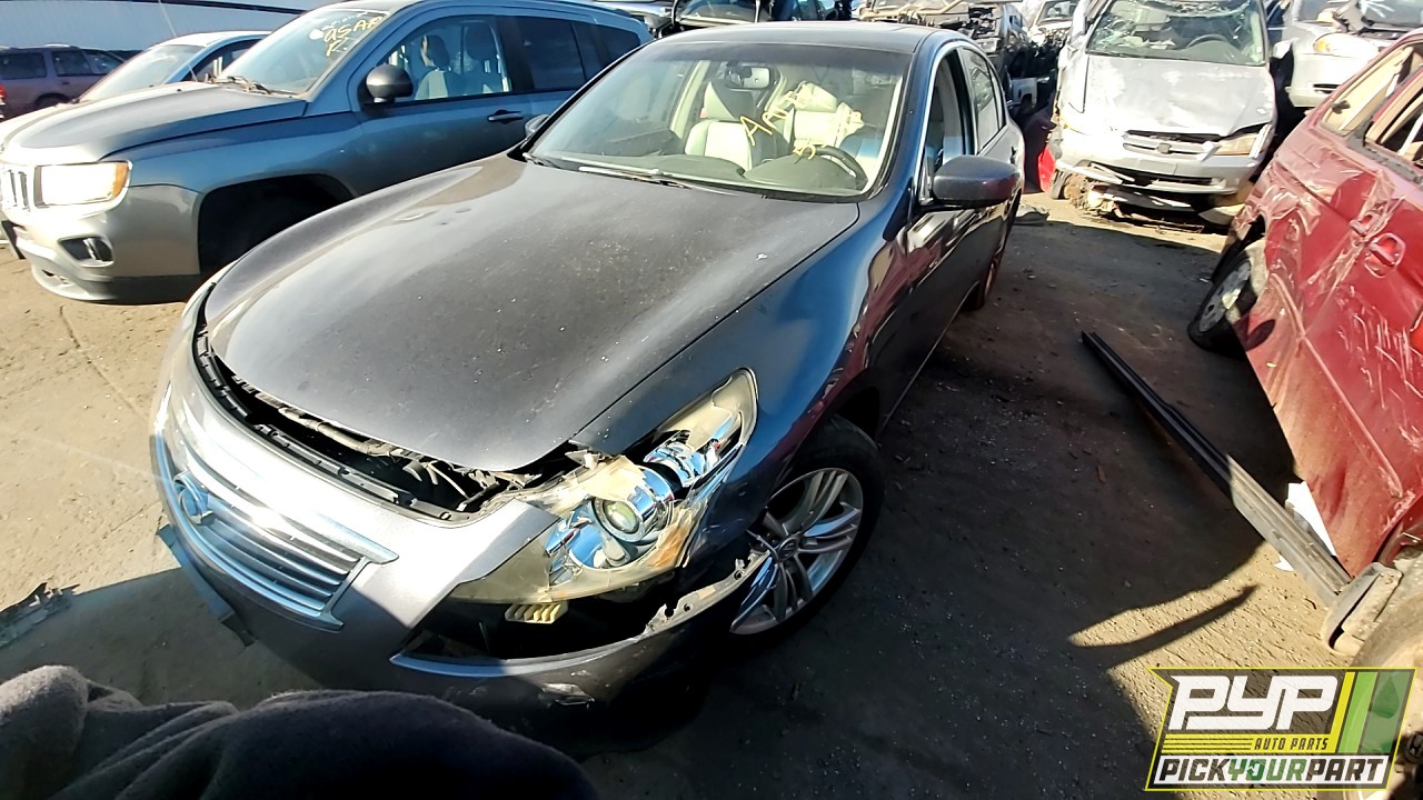 2010 INFINITI G37 partes disponibles