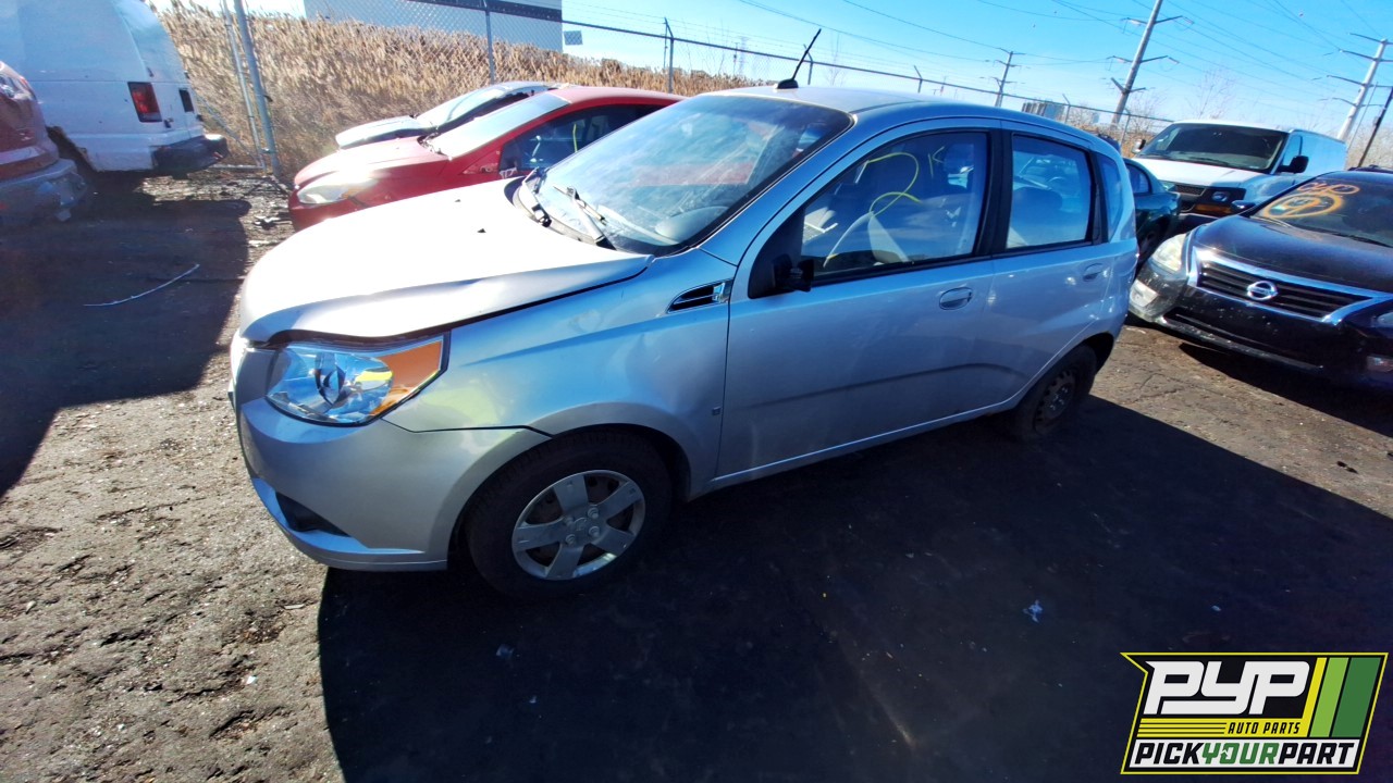 2009 CHEVROLET AVEO5 partes disponibles