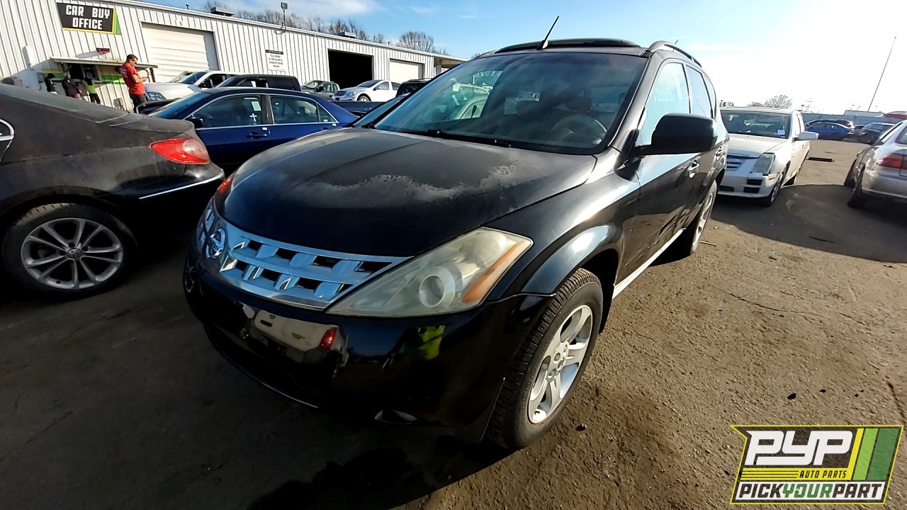 2003 NISSAN MURANO partes disponibles