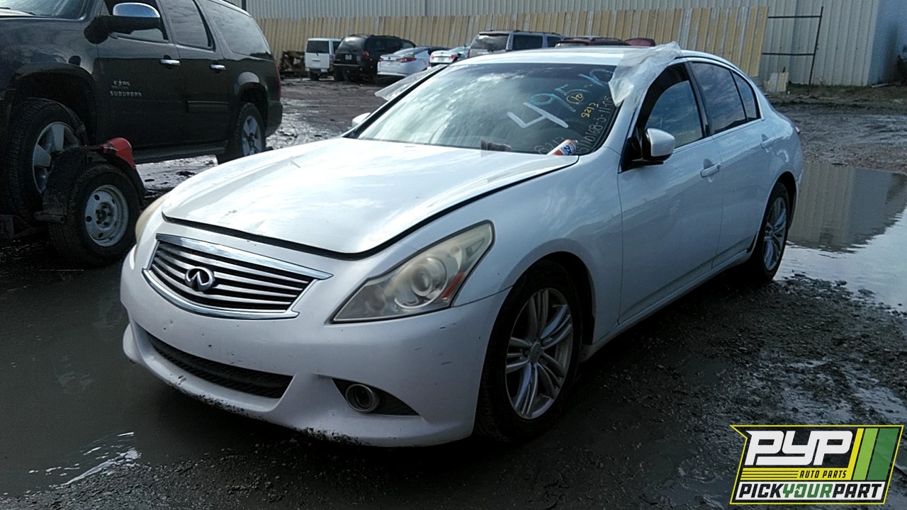 2011 INFINITI G37 partes disponibles