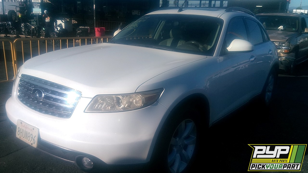 2004 INFINITI FX35 partes disponibles