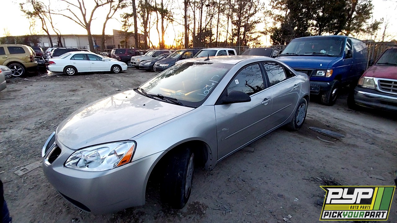 2008 PONTIAC G6 available for parts