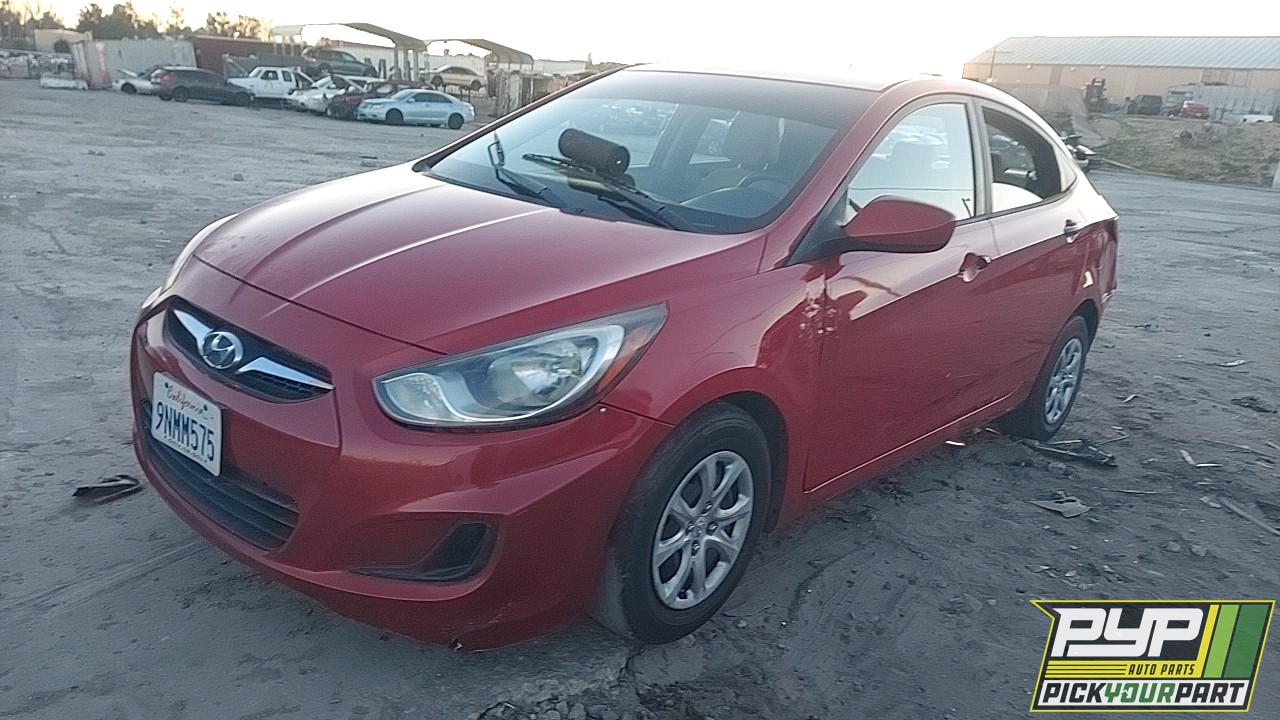 2012 HYUNDAI ACCENT available for parts