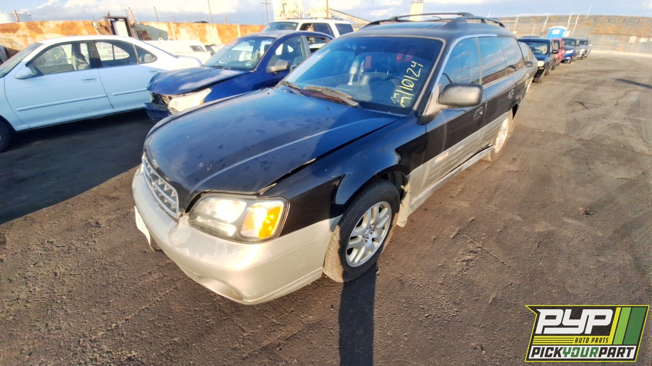 2001 SUBARU OUTBACK partes disponibles