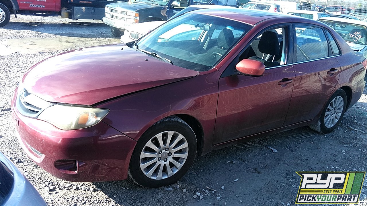 2010 SUBARU IMPREZA partes disponibles