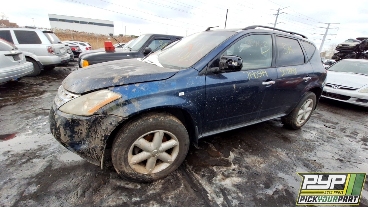 2004 NISSAN MURANO partes disponibles