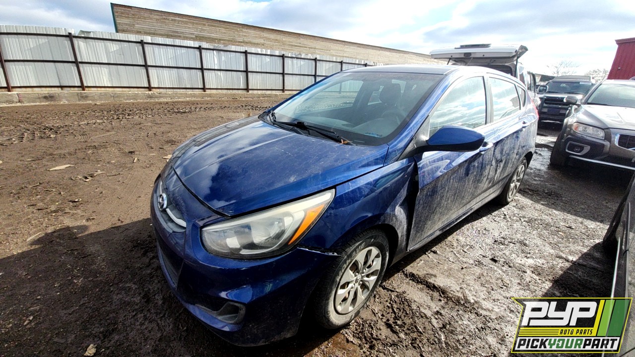 2016 HYUNDAI ACCENT partes disponibles