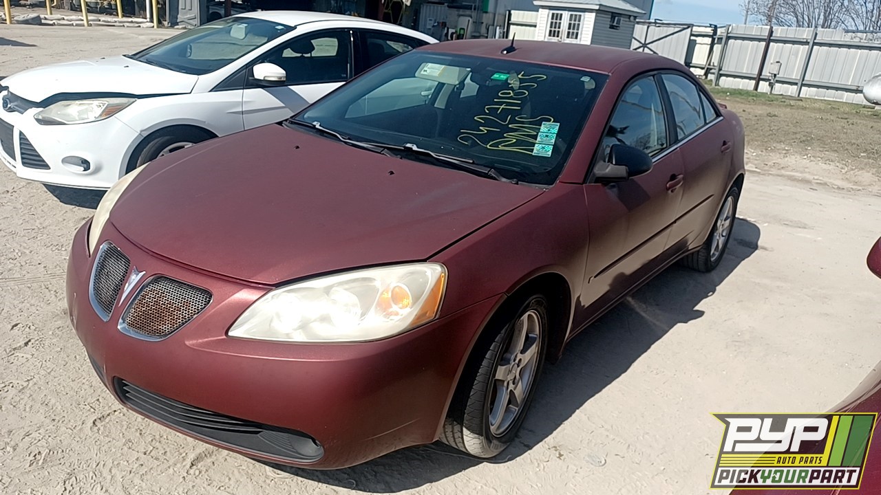 2008 PONTIAC G6 partes disponibles