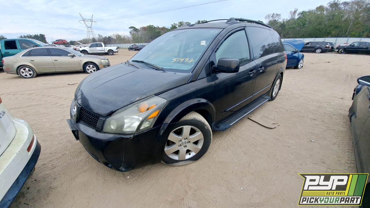2006 NISSAN QUEST partes disponibles