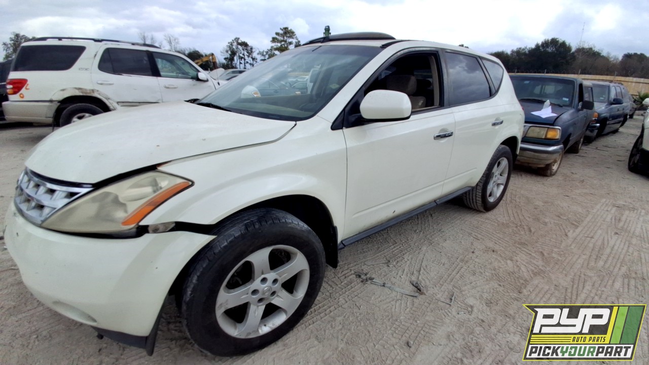 2004 NISSAN MURANO partes disponibles
