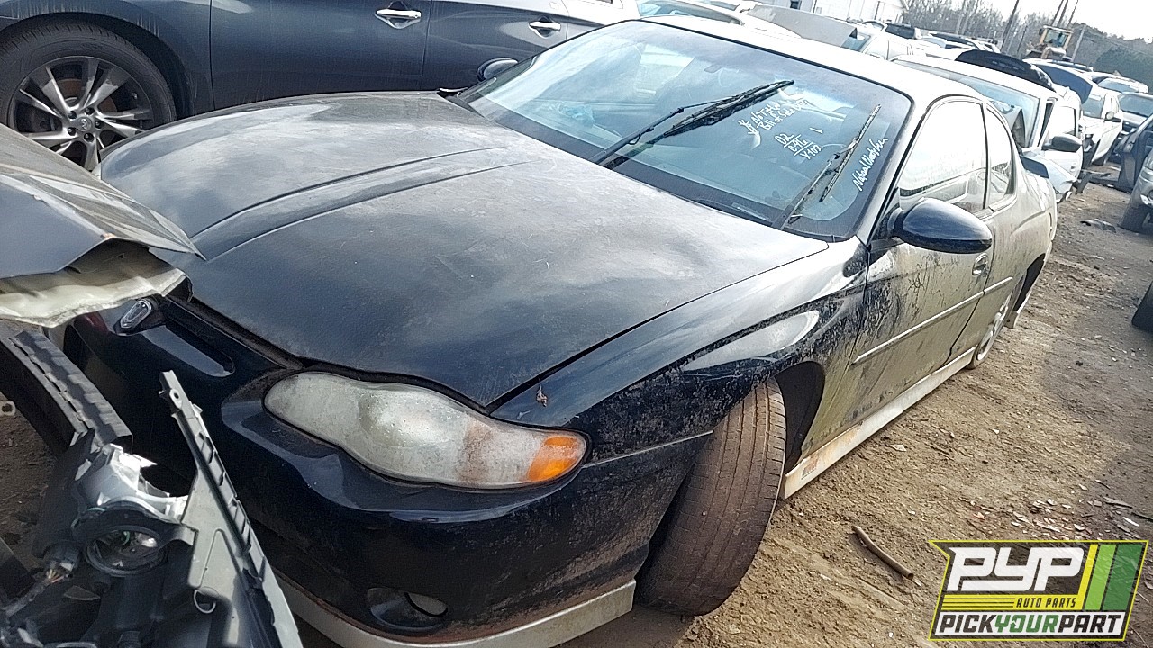 2002 CHEVROLET MONTE CARLO partes disponibles