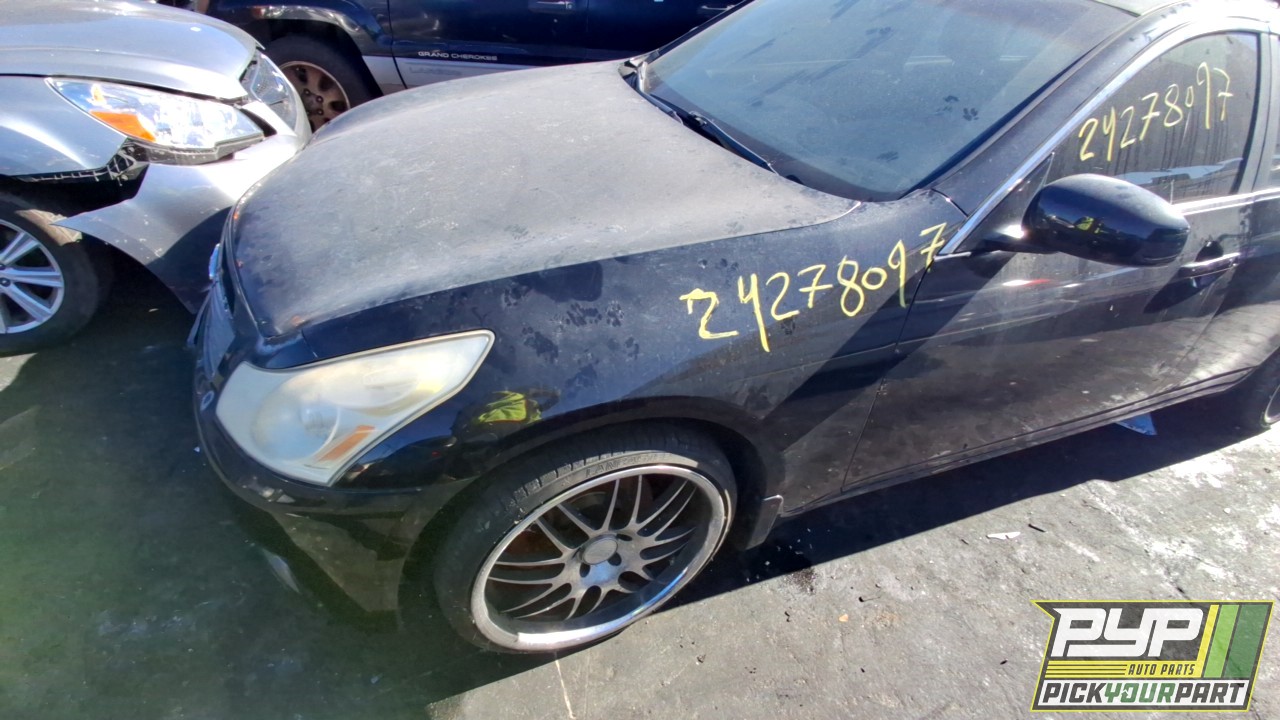 2008 INFINITI G35 partes disponibles