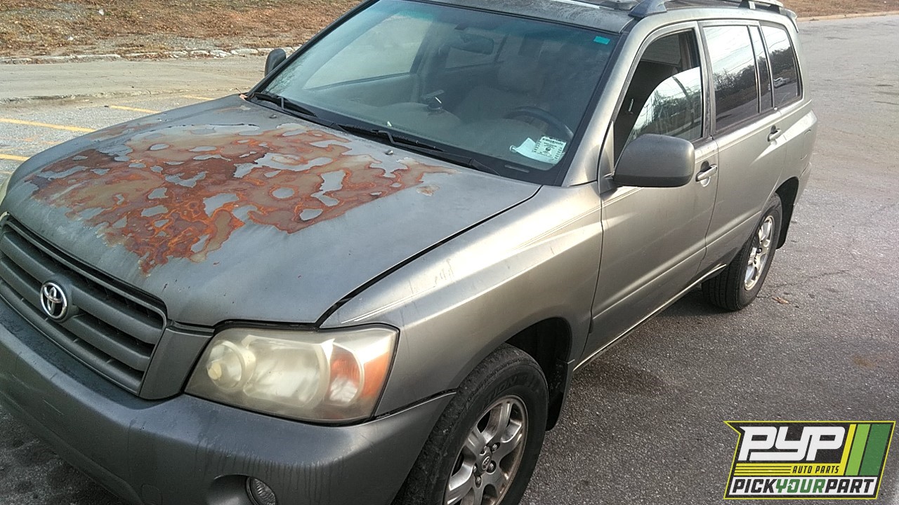 2005 TOYOTA HIGHLANDER partes disponibles