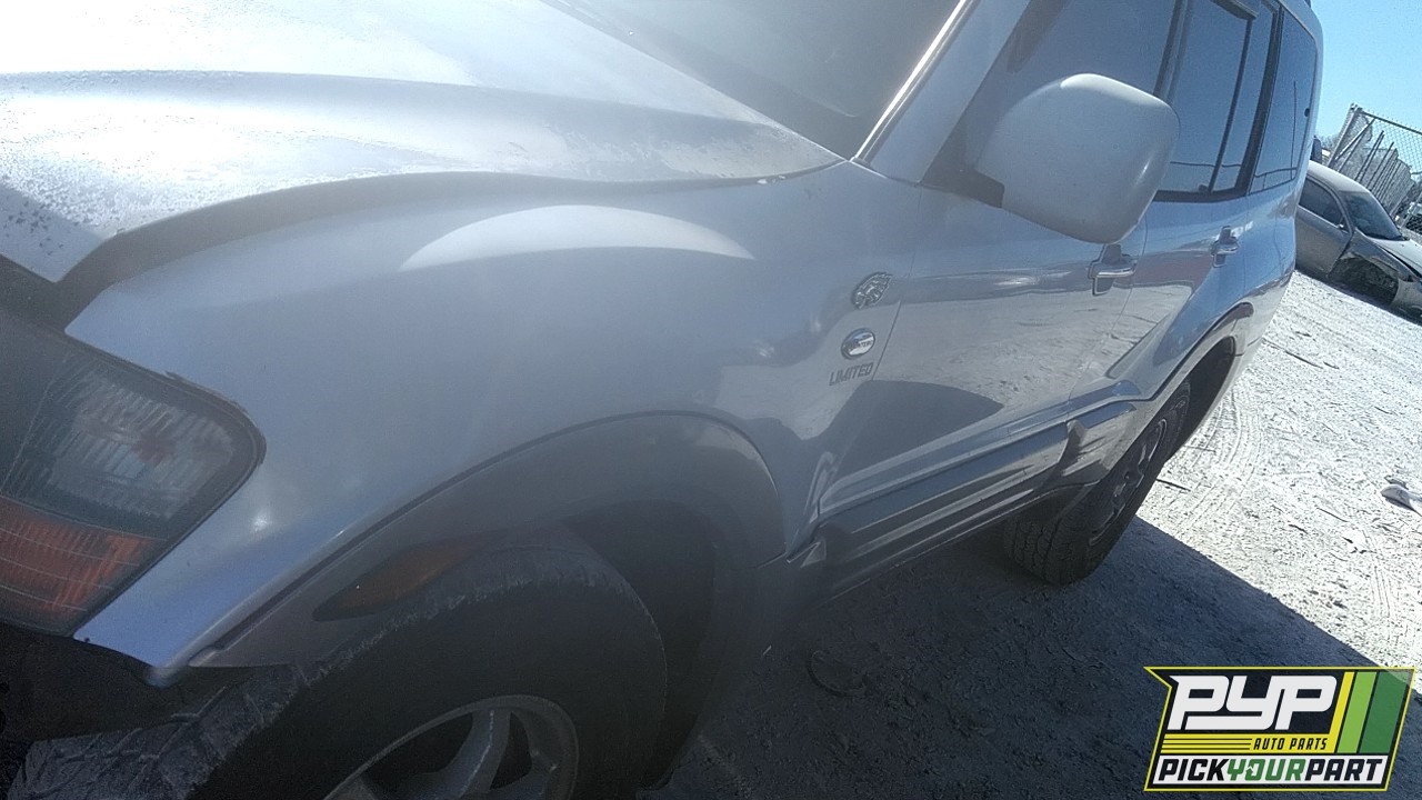 2002 MITSUBISHI MONTERO partes disponibles