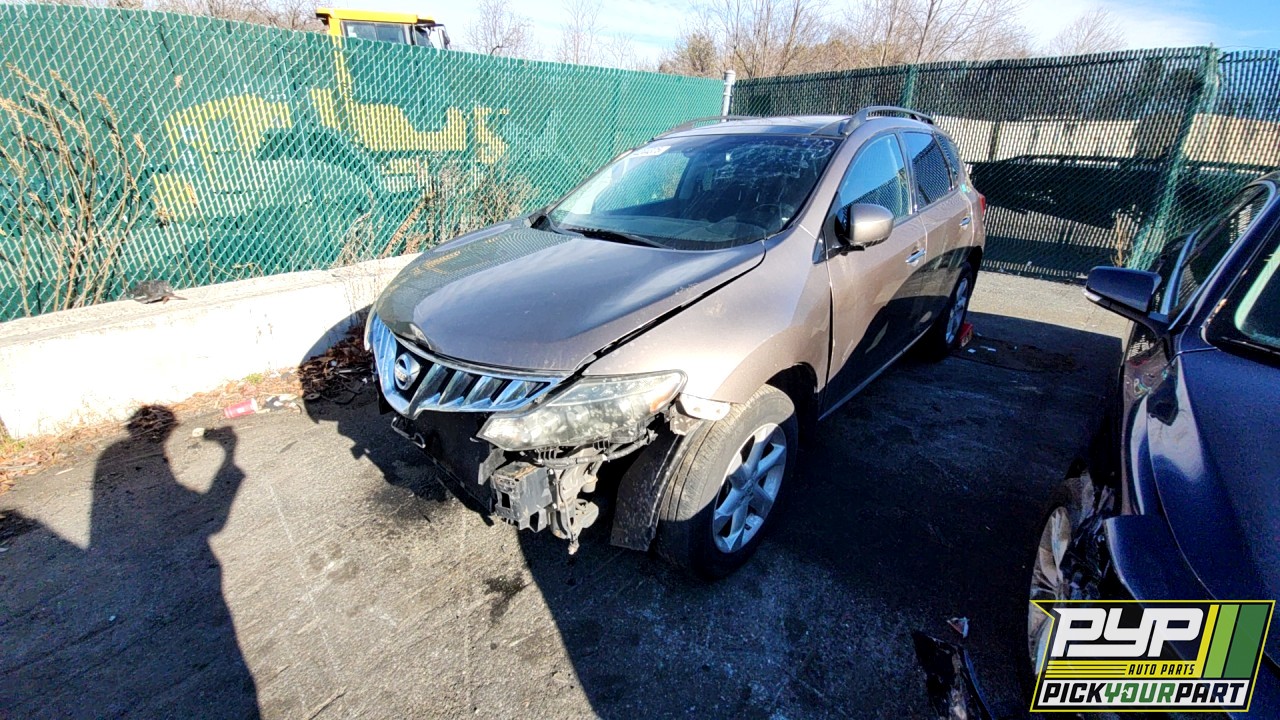 2009 NISSAN MURANO partes disponibles