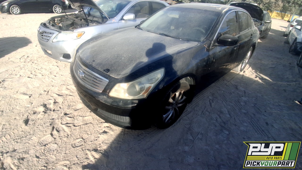 2009 INFINITI G37 partes disponibles