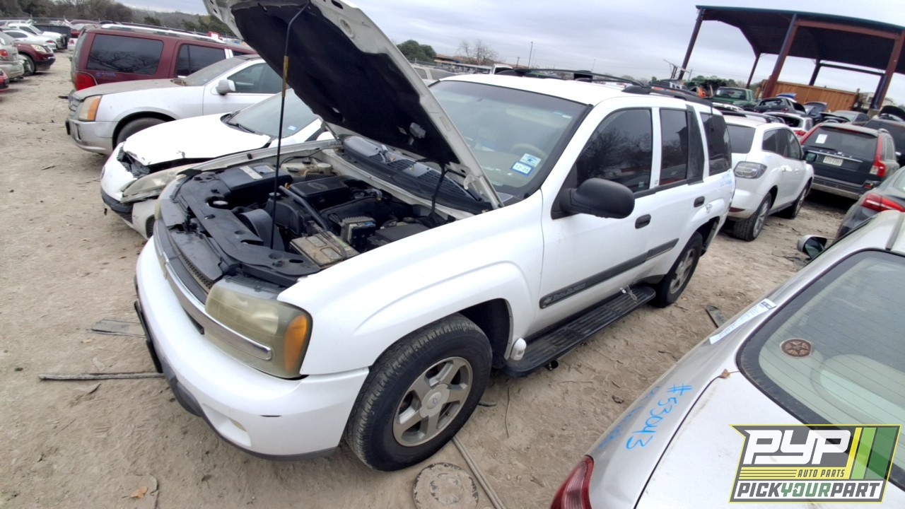 2002 CHEVROLET TRAILBLAZER partes disponibles