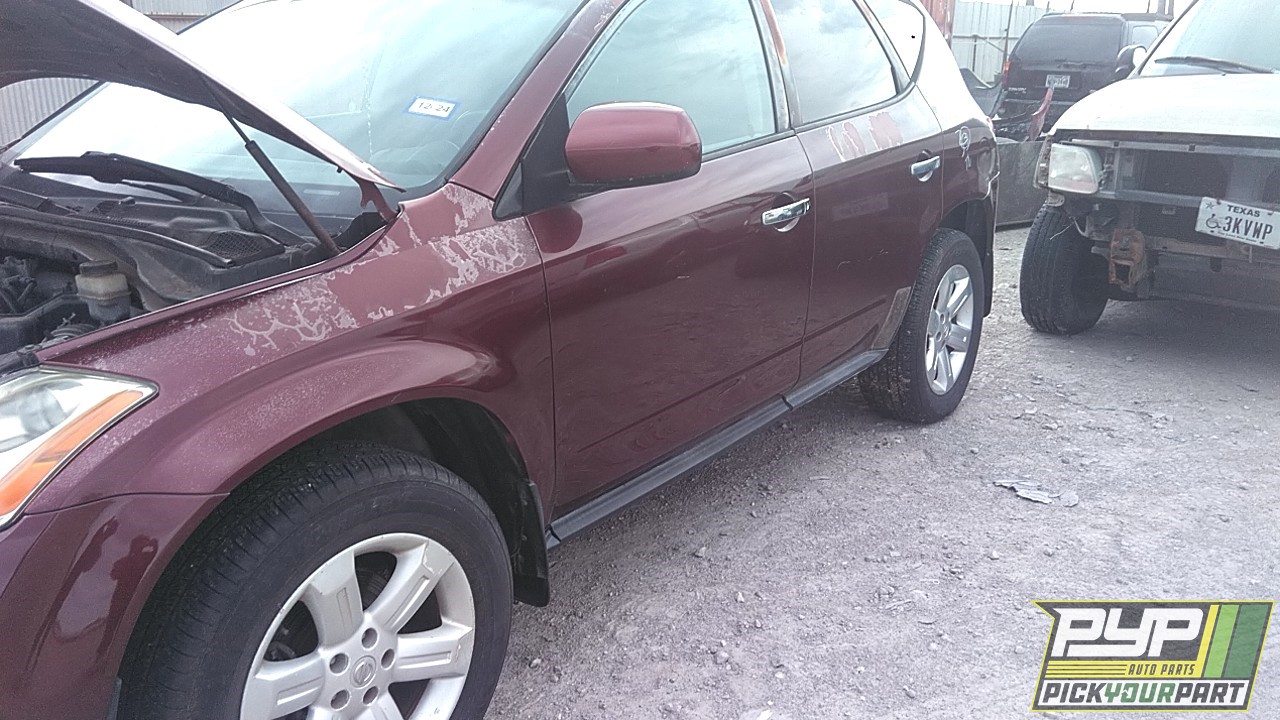 2006 NISSAN MURANO partes disponibles