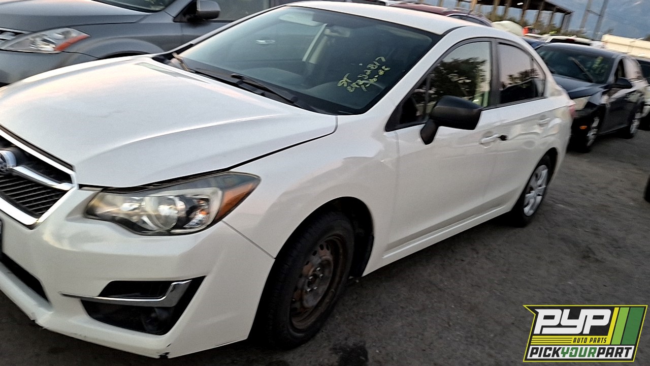 2015 SUBARU IMPREZA available for parts