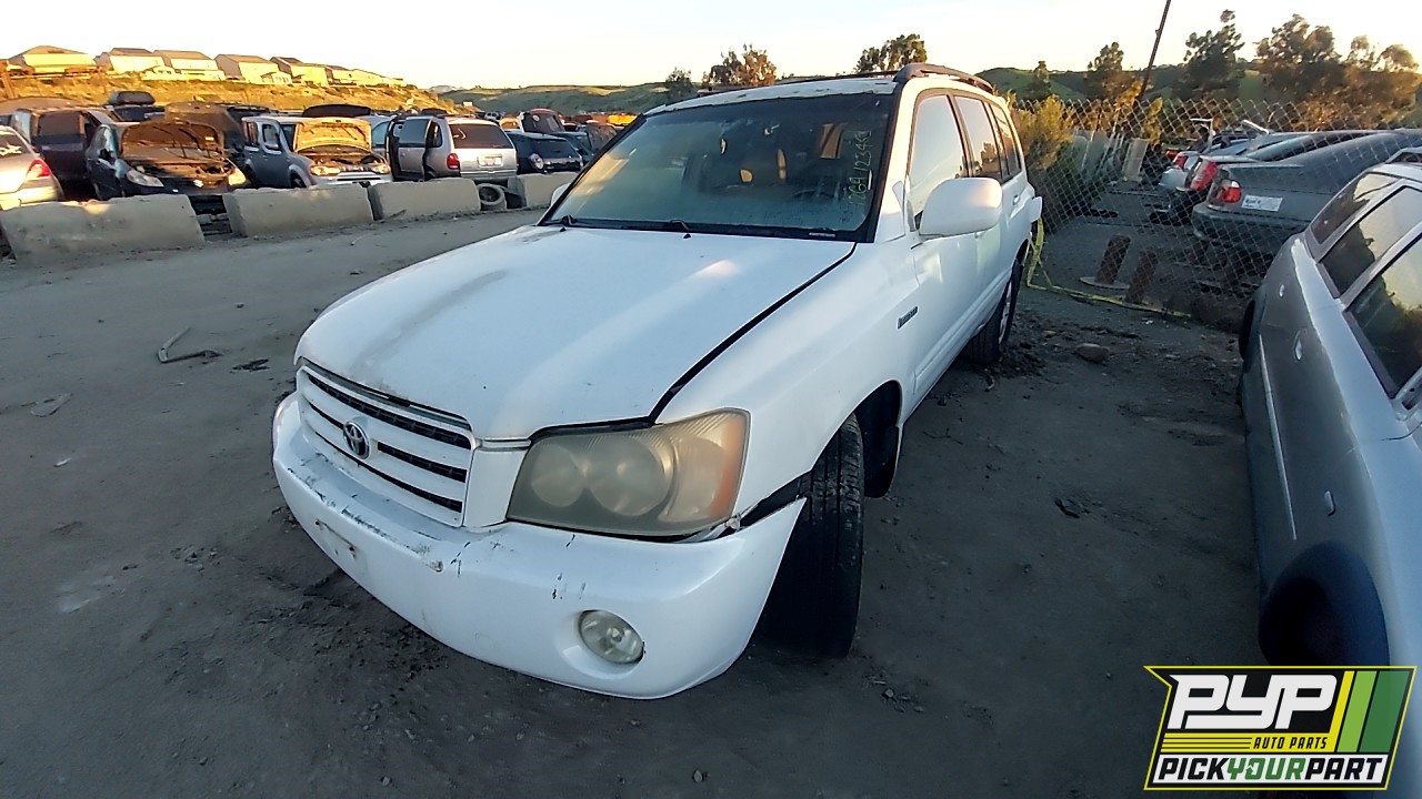 2002 TOYOTA HIGHLANDER partes disponibles