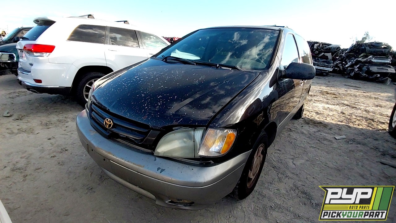 2001 TOYOTA SIENNA partes disponibles
