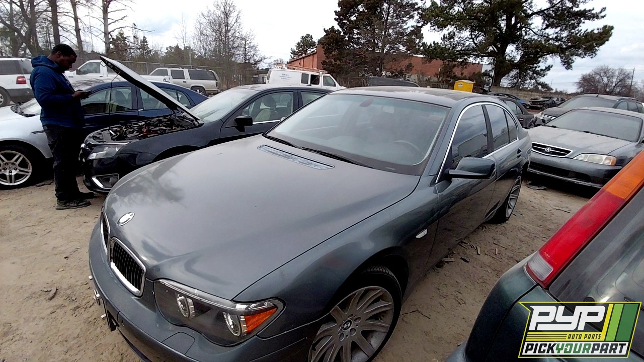 2002 BMW 745I partes disponibles