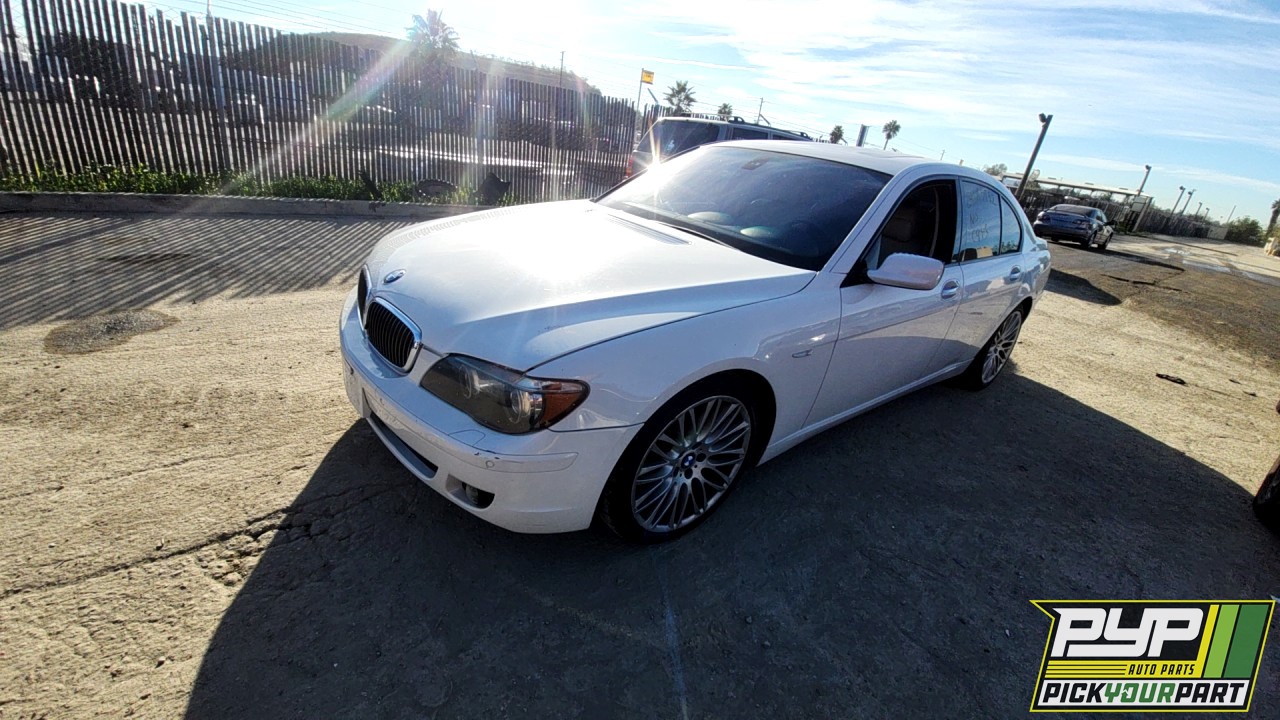 2008 BMW 750I partes disponibles