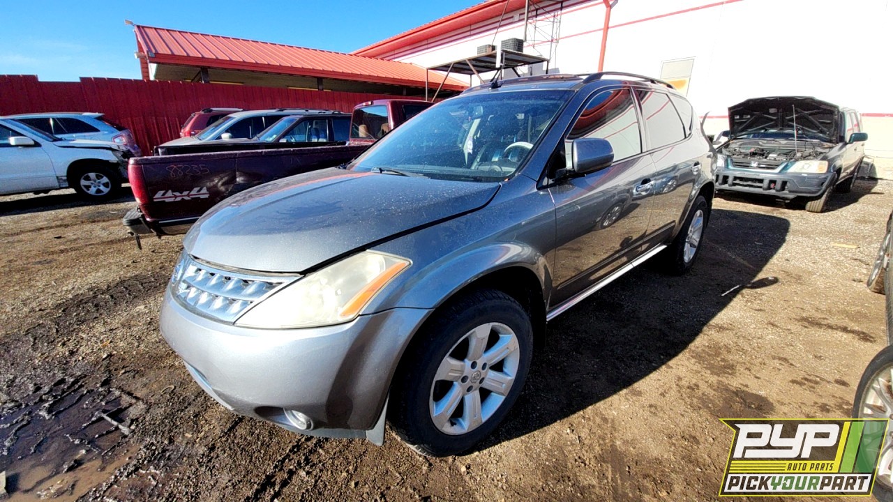 2006 NISSAN MURANO partes disponibles