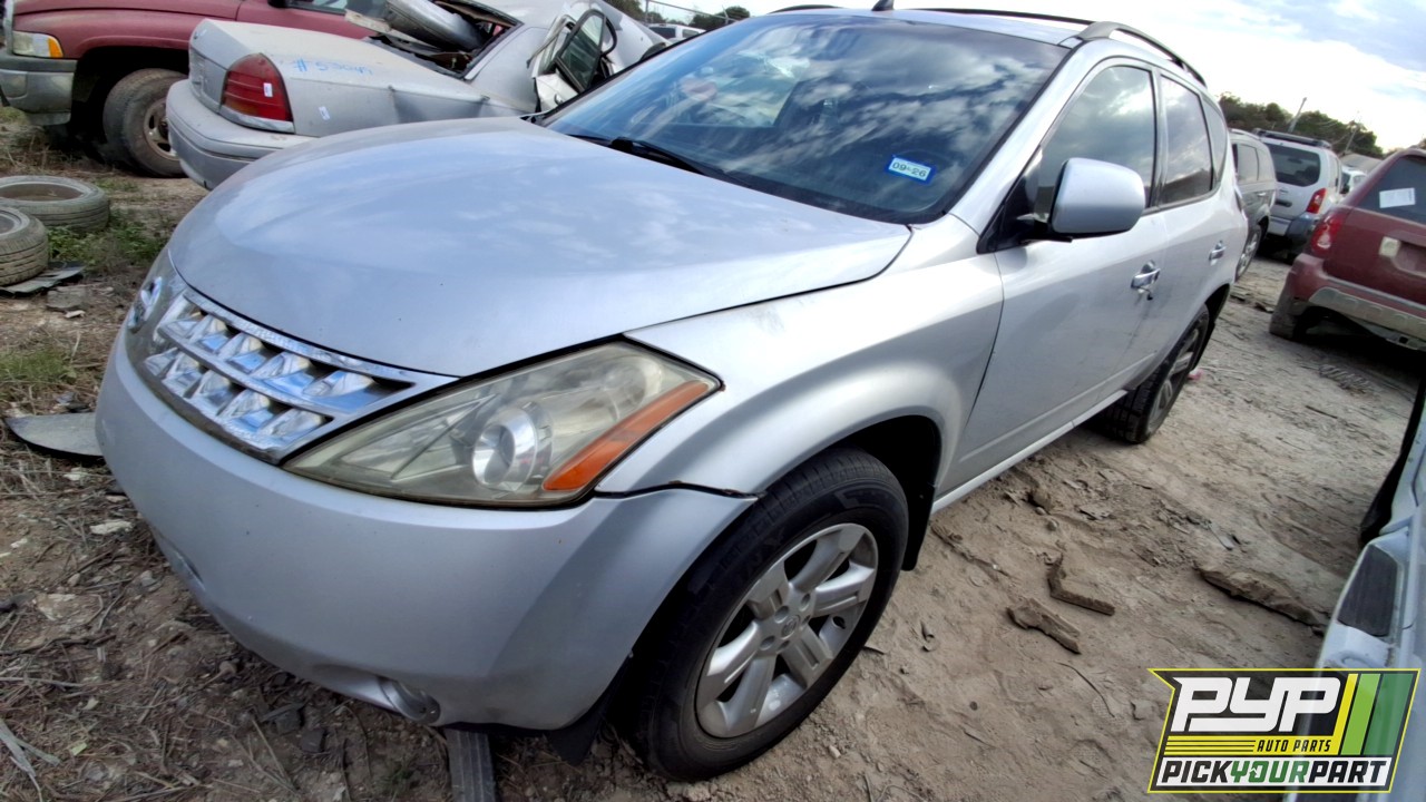 2006 NISSAN MURANO partes disponibles