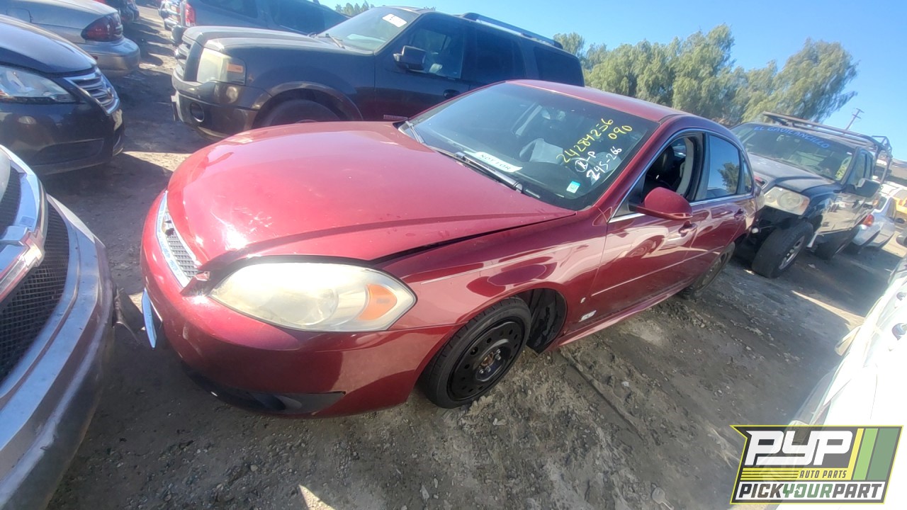 2009 CHEVROLET IMPALA partes disponibles