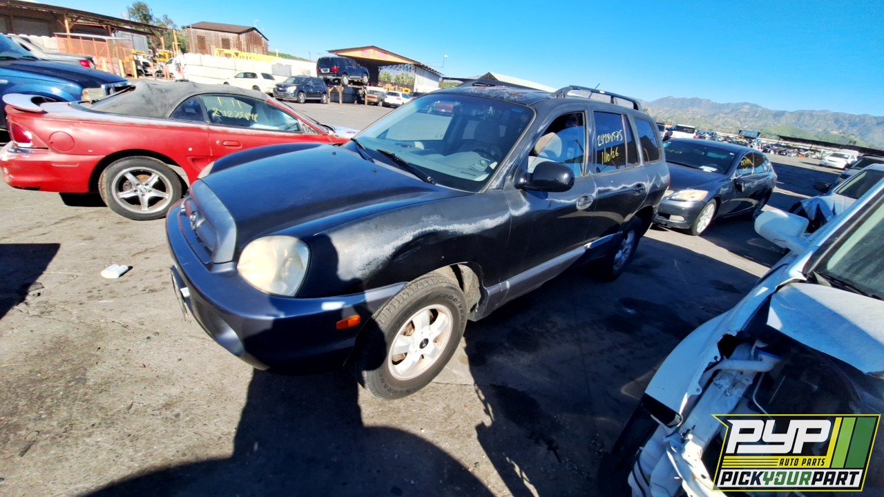 2005 HYUNDAI SANTA FE partes disponibles