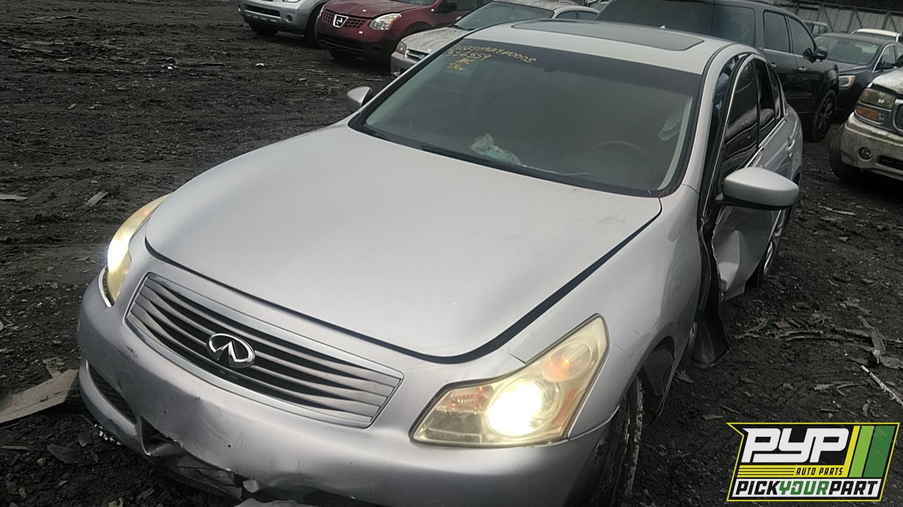 2009 INFINITI G37 partes disponibles