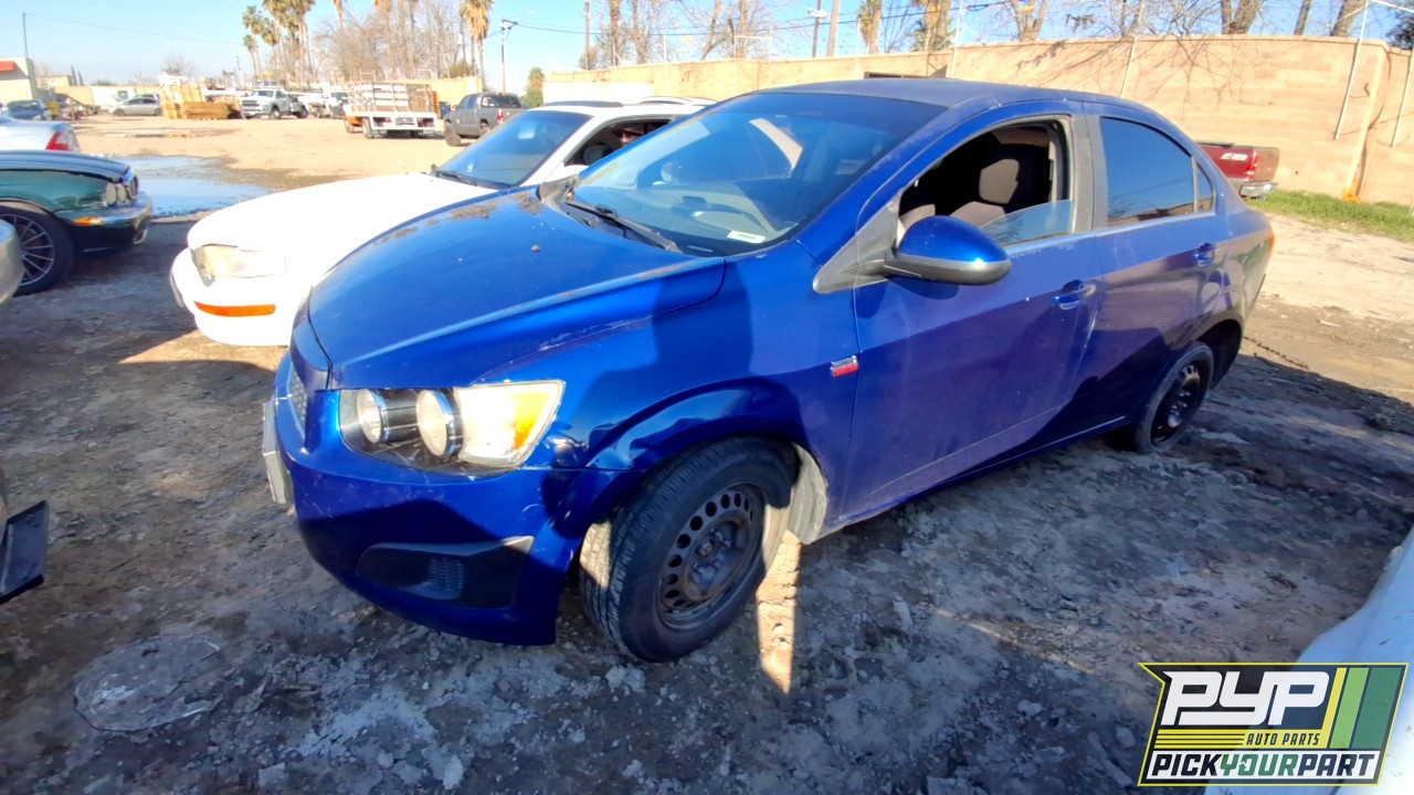 2014 CHEVROLET SONIC partes disponibles