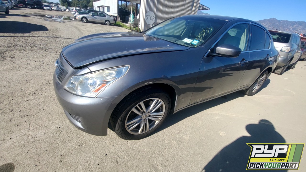 2012 INFINITI G25 partes disponibles