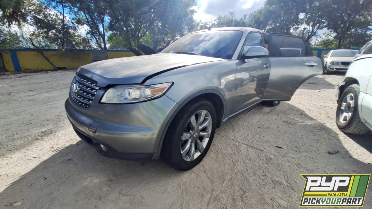2004 INFINITI FX35 partes disponibles