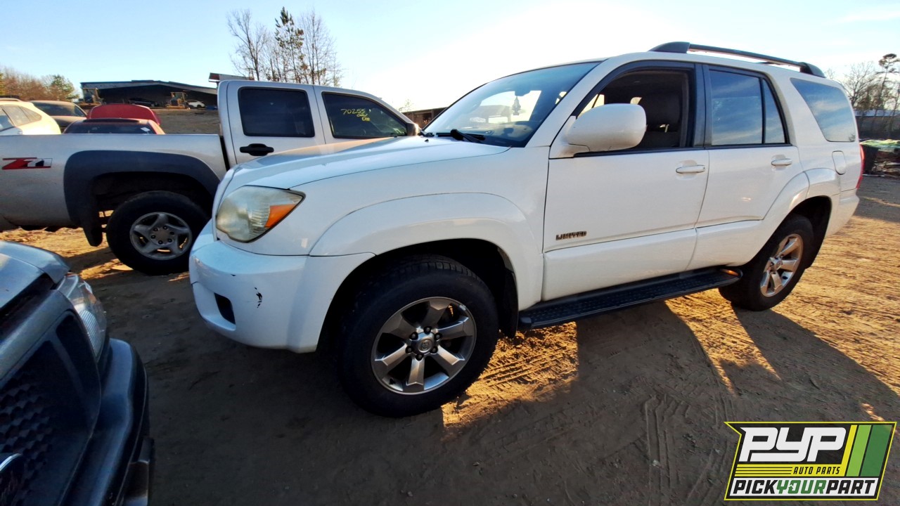 2007 TOYOTA 4RUNNER partes disponibles